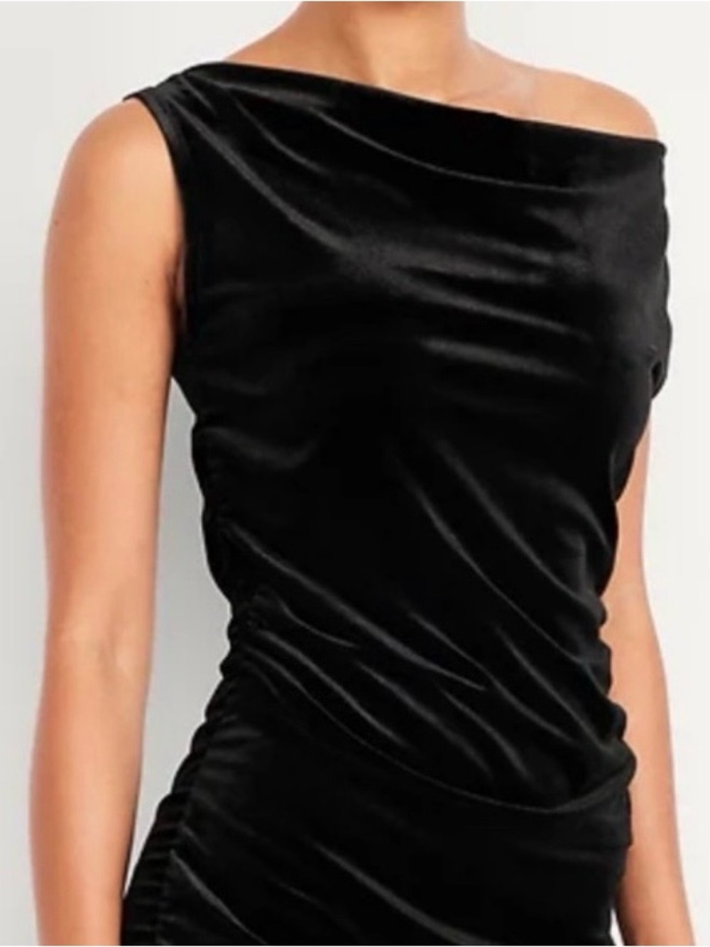 NWOT Old Navy Ruched Asymmetrical Top